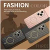 Phonesta Luxury Carbon Fiber Back Cover Hülle mit MagSafe für HONOR 400 Pro - Rosa 8