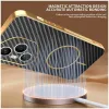 Phonesta Luxury Carbon Fiber Back Cover Hülle mit MagSafe für HONOR 400 Pro - Schwarz 4