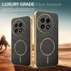 Phonesta Luxury Carbon Fiber Back Cover Hülle mit MagSafe für OnePlus 13 - Schwarz 4