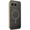 Phonesta Luxury Carbon Fiber Back Cover Hülle mit MagSafe für OnePlus Nord 4 - Schwarz 0