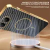 Phonesta Luxury Carbon Fiber Back Cover Hülle mit MagSafe für OnePlus Nord 4 - Schwarz 1