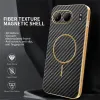 Phonesta Luxury Carbon Fiber Back Cover Hülle mit MagSafe für OnePlus Nord 4 - Schwarz 2