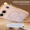Phonesta Luxury Carbon Fiber Back Cover Hülle mit MagSafe für OnePlus Nord 4 - Rosa 1