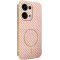 Phonesta Luxury Carbon Fiber Back Cover Hülle mit MagSafe für Oppo Reno13 - Rosa