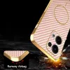 Phonesta Luxury Carbon Fiber Back Cover Hülle mit MagSafe für Oppo Reno13 - Rosa 7