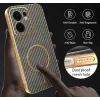 Phonesta Luxury Carbon Fiber Back Cover Hülle mit MagSafe für Oppo Reno13 F 4G/5G / Reno13 FS 5G - Braun 6