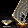 Phonesta Luxury Carbon Fiber Back Cover Hülle mit MagSafe für Oppo Reno13 F 4G/5G / Reno13 FS 5G - Braun 7