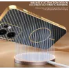 Phonesta Luxury Carbon Fiber Back Cover Hülle mit MagSafe für Oppo Reno13 F 4G/5G / Reno13 FS 5G - Schwarz 5