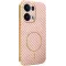 Phonesta Luxury Carbon Fiber Back Cover Hülle mit MagSafe für Oppo Reno13 Pro - Rosa