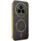 Phonesta Luxury Carbon Fiber Back Cover Hülle mit MagSafe für Realme 14 Pro - Schwarz