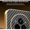 Phonesta Luxury Carbon Fiber Back Cover Hülle mit MagSafe für Realme 14 Pro - Schwarz 5