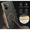 Phonesta Luxury Carbon Fiber Back Cover Hülle mit MagSafe für Realme GT 7 Pro - Schwarz 7