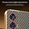 Phonesta Luxury Carbon Fiber Back Cover Hülle mit MagSafe für Motorola Edge 50 Fusion - Braun 5