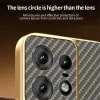 Phonesta Luxury Carbon Fiber Back Cover Hülle mit MagSafe für Motorola Edge 50 Pro - Braun 5