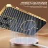 Phonesta Luxury Carbon Fiber Back Cover Hülle mit MagSafe für Motorola Edge 50 Pro - Schwarz 1