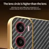 Phonesta Luxury Carbon Fiber Back Cover Hülle mit MagSafe für Motorola Moto G05 / Moto E15 - Schwarz 5
