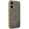 Phonesta Luxury Carbon Fiber Back Cover Hülle mit MagSafe für Motorola Moto G35 - Braun