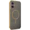 Phonesta Luxury Carbon Fiber Back Cover Hülle mit MagSafe für Motorola Moto G55 - Braun