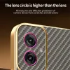 Phonesta Luxury Carbon Fiber Back Cover Hülle mit MagSafe für Motorola Moto G55 - Braun 5