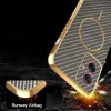 Phonesta Luxury Carbon Fiber Back Cover Hülle mit MagSafe für Motorola Moto G55 - Braun 7