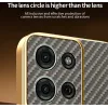 Phonesta Luxury Carbon Fiber Back Cover Hülle mit MagSafe für Motorola Moto G75 - Braun 4