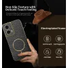 Phonesta Luxury Carbon Fiber Back Cover Hülle mit MagSafe für Motorola Moto G85 - Schwarz 3