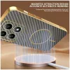 Phonesta Luxury Carbon Fiber Back Cover Hülle mit MagSafe für Xiaomi 14T - Braun 4