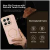 Phonesta Luxury Carbon Fiber Back Cover Hülle mit MagSafe für Xiaomi 14T - Rosa 2