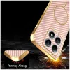 Phonesta Luxury Carbon Fiber Back Cover Hülle mit MagSafe für Xiaomi 14T Pro - Rosa 6