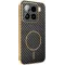 Phonesta Luxury Carbon Fiber Back Cover Hülle mit MagSafe für Xiaomi 15 - Schwarz