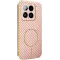 Phonesta Luxury Carbon Fiber Back Cover Hülle mit MagSafe für Xiaomi 15 - Rosa
