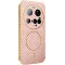 Phonesta Luxury Carbon Fiber Back Cover Hülle mit MagSafe für Xiaomi 15 Ultra - Rosa