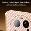 Phonesta Luxury Carbon Fiber Back Cover Hülle mit MagSafe für Xiaomi 15 Ultra - Rosa 5