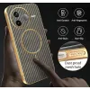 Phonesta Luxury Carbon Fiber Back Cover Hülle mit MagSafe für Xiaomi Poco F7 Pro - Braun 7