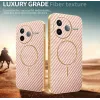 Phonesta Luxury Carbon Fiber Back Cover Hülle mit MagSafe für Xiaomi Poco F7 Pro - Rosa 3