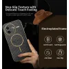 Phonesta Luxury Carbon Fiber Back Cover Hülle mit MagSafe für Xiaomi Poco F7 Pro - Schwarz 2