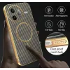 Phonesta Luxury Carbon Fiber Back Cover Hülle mit MagSafe für Xiaomi Poco F7 Ultra - Braun 7