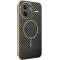 Phonesta Luxury Carbon Fiber Back Cover Hülle mit MagSafe für Xiaomi Poco F7 Ultra - Schwarz