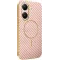 Phonesta Luxury Carbon Fiber Back Cover Hülle mit MagSafe für Xiaomi Poco X7 Pro - Rosa