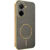 Phonesta Luxury Carbon Fiber Back Cover Hülle mit MagSafe für Xiaomi Redmi A5 173.4mm - Braun 0