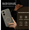 Phonesta Luxury Carbon Fiber Back Cover Hülle mit MagSafe für Xiaomi Redmi A5 173.4mm - Braun 2