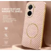Phonesta Luxury Carbon Fiber Back Cover Hülle mit MagSafe für Xiaomi Redmi A5 173.4mm - Rosa 1