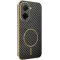 Phonesta Luxury Carbon Fiber Back Cover Hülle mit MagSafe für Xiaomi Redmi A5 173.4mm - Schwarz