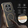 Phonesta Luxury Carbon Fiber Back Cover Hülle mit MagSafe für Xiaomi Redmi Note 14 Pro 4G - Schwarz 6