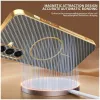 Phonesta Luxury Carbon Fiber Back Cover Hülle mit MagSafe für Samsung Galaxy A36 - Braun 4