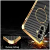 Phonesta Luxury Carbon Fiber Back Cover Hülle mit MagSafe für Samsung Galaxy A56 - Schwarz 6