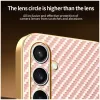 Phonesta Luxury Carbon Fiber Back Cover Hülle mit MagSafe für Samsung Galaxy S24 FE - Rosa 7