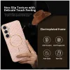 Phonesta Luxury Carbon Fiber Back Cover Hülle mit MagSafe für Samsung Galaxy S25 Plus/S24 Plus - Rosa 2