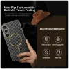 Phonesta Luxury Carbon Fiber Back Cover Hülle mit MagSafe für Samsung Galaxy S25 Plus/S24 Plus - Schwarz 2
