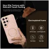 Phonesta Luxury Carbon Fiber Back Cover Hülle mit MagSafe für Samsung Galaxy S25 Ultra - Rosa 2